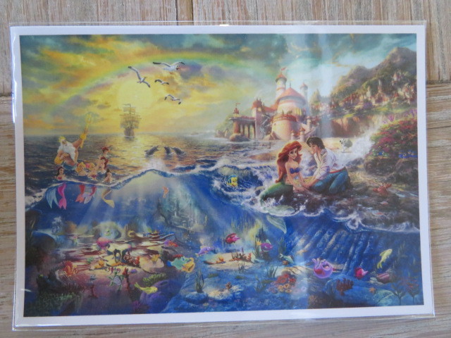  import Disney Disney Thomas gold ke-do Little Mermaid [LITTLE MERMAID] postcard 