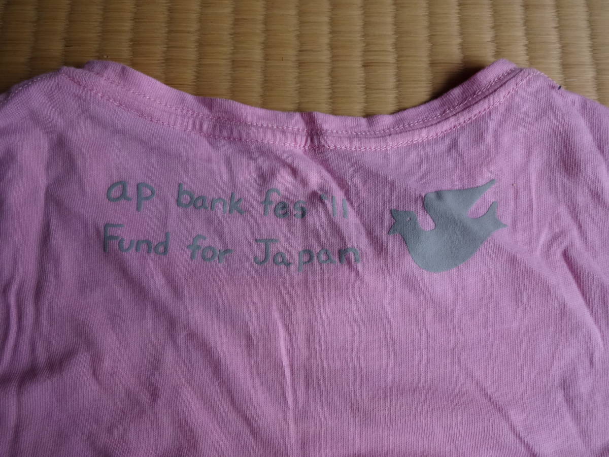  снижение цены 　ap bank fes 2011  принт   короткие рукава ... футболка  . розовый 　XS