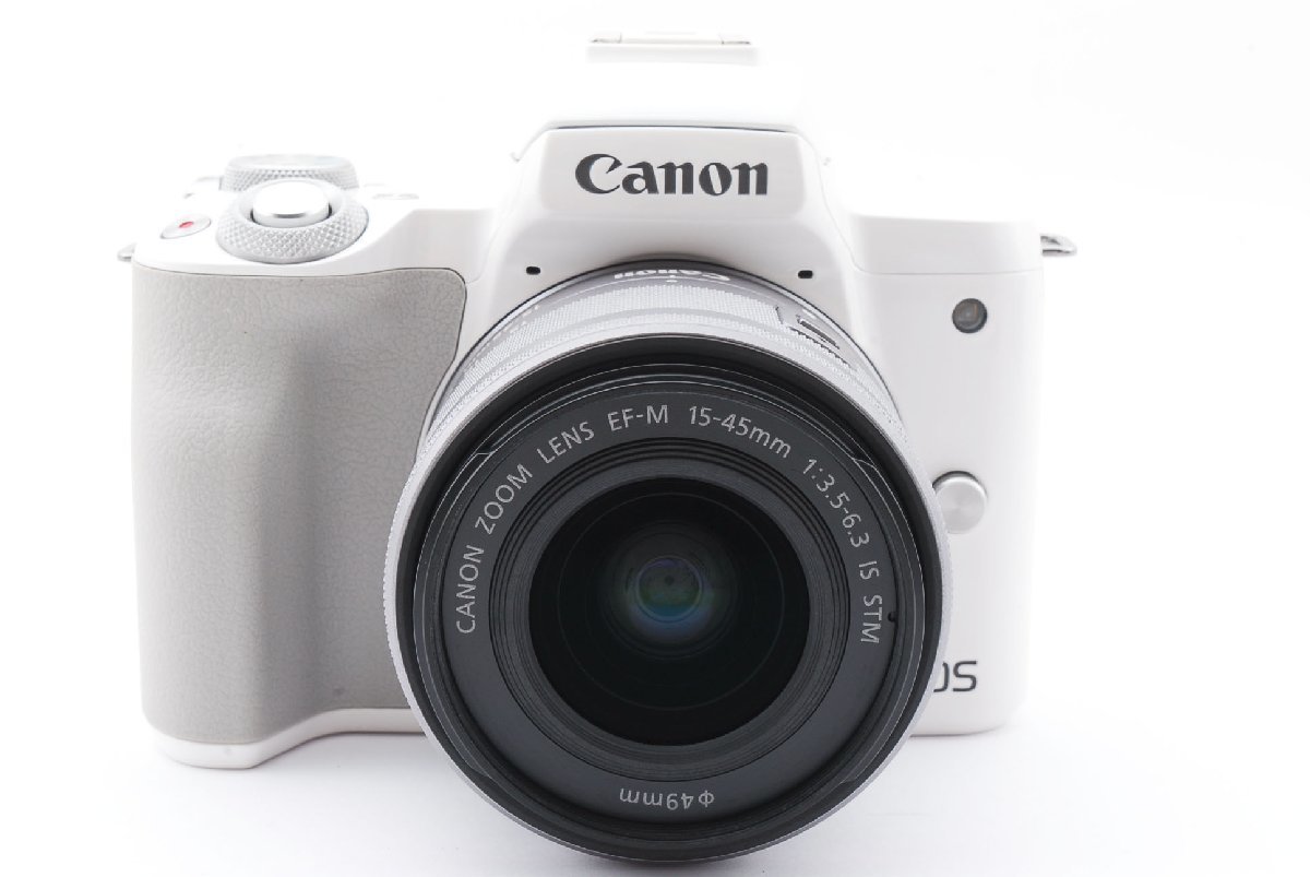 シャッター数2356回 美品 Canon キャノン EOS Kiss M EF-M 15-45mm IS