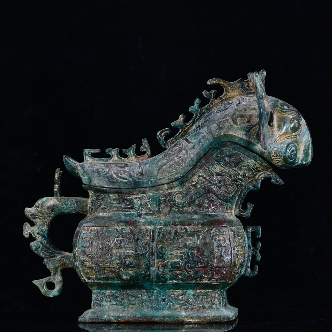 『館蔵珍品 漢 青銅製 羊貢』置物 賞物 貴重物品 収蔵品 中国古美術