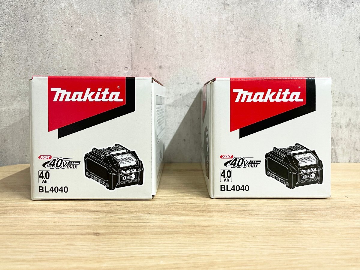 C-06003 makita Makita lithium ion battery BL4040 2 piece set 40Vmax-4.0Ah high power long life high endurance unused goods free shipping 