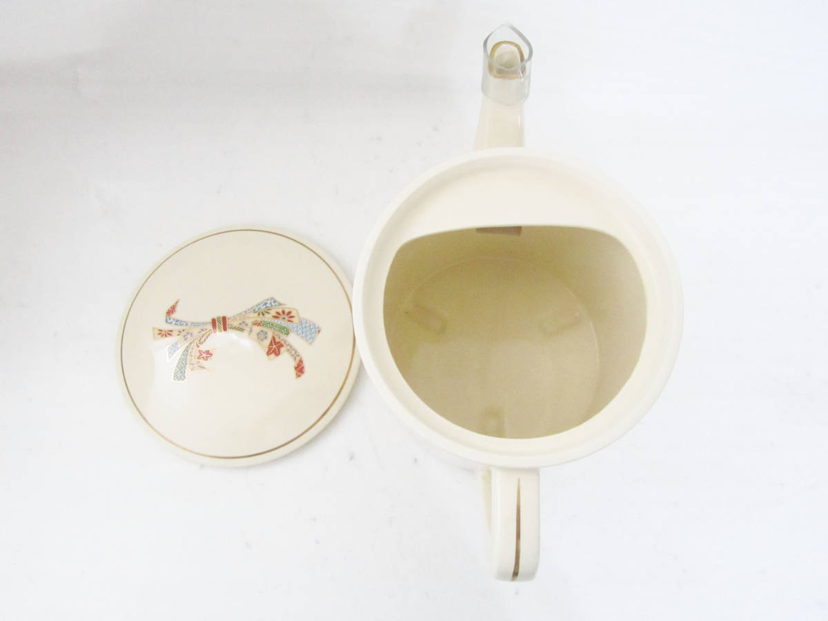 (IW051) 茶道具 水次（水注・みずつぎ） 片口水注 扇面流水 茶道具_画像3