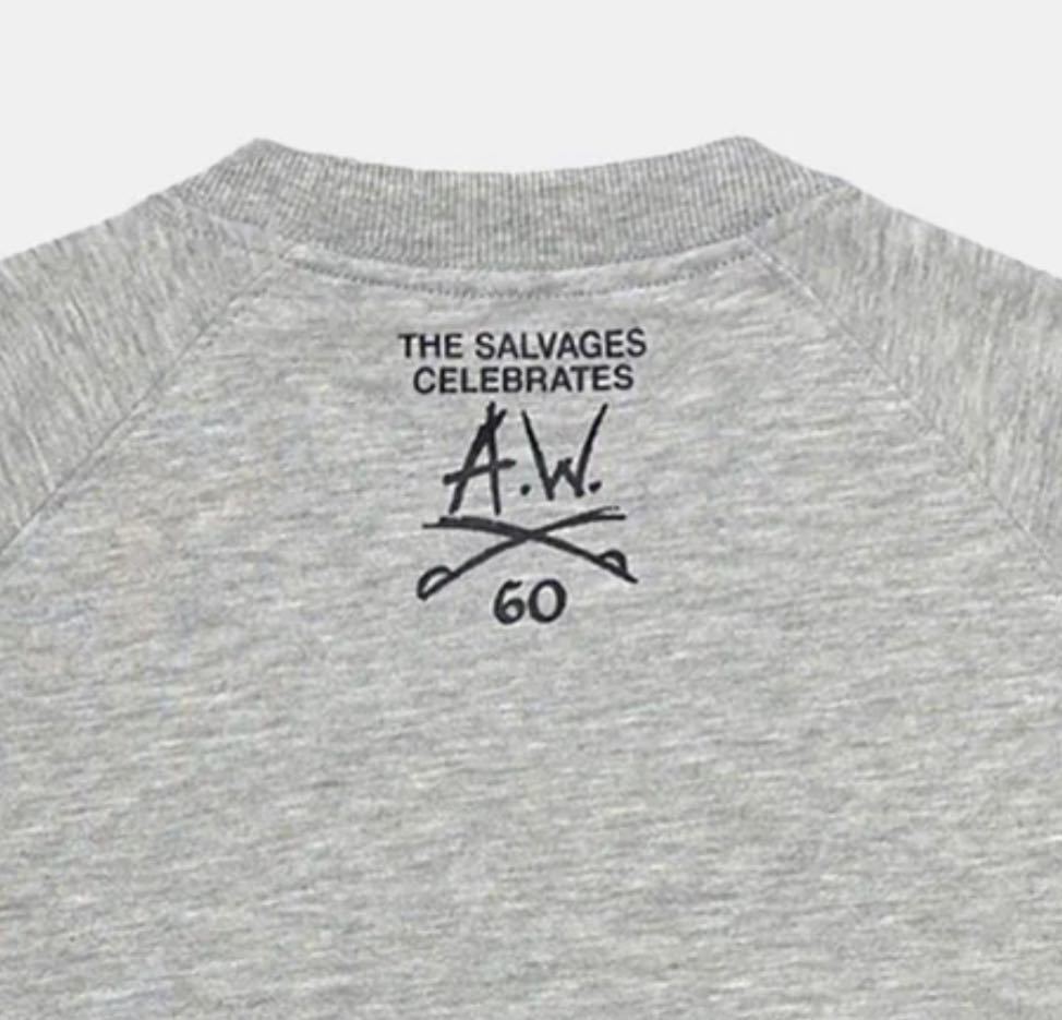 THE SALVAGES AW60 Andrew Weatherall ラグランスウェット M THE SALVAGES AW60 Andrew Weatherall ラグランスウェット M