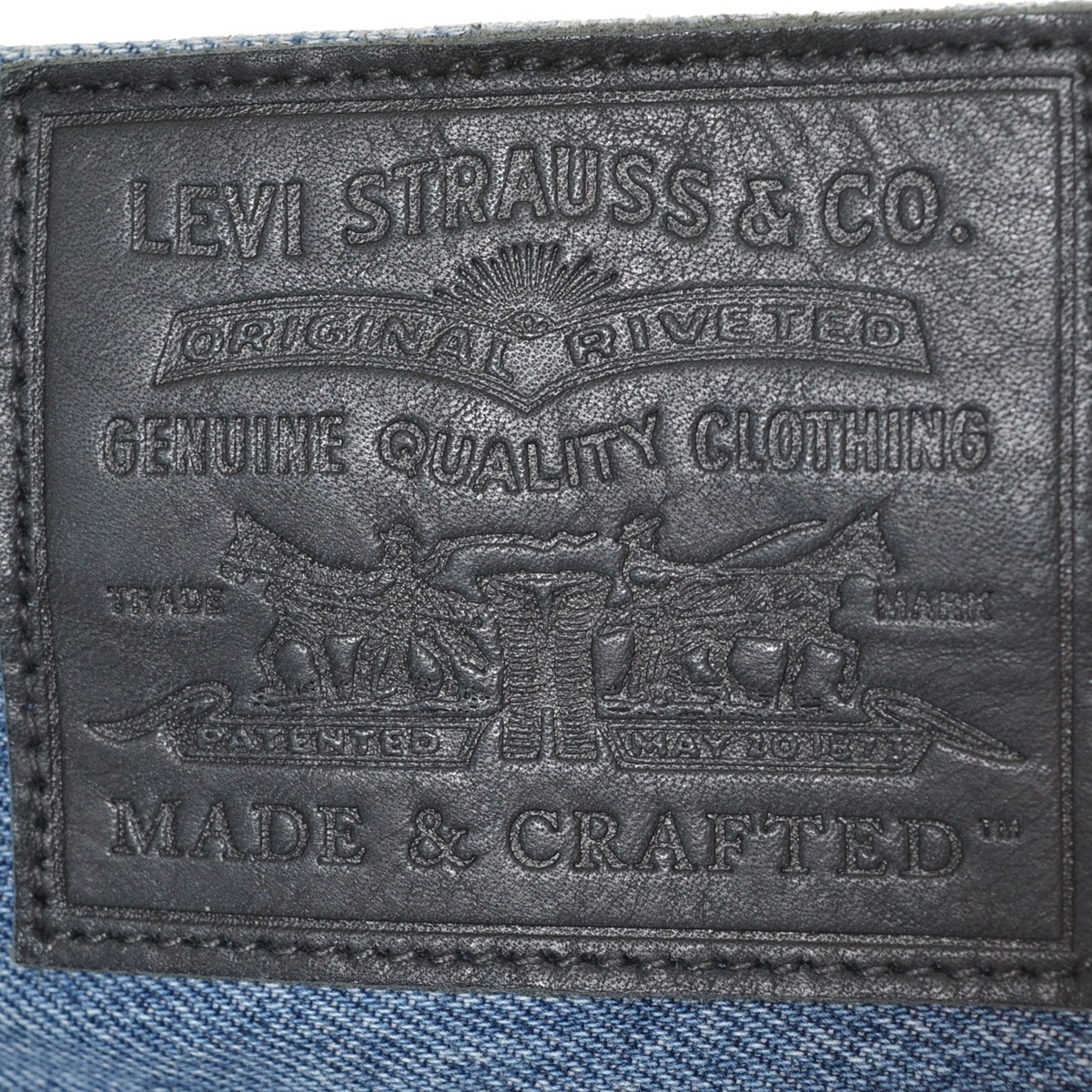 ◇402140 LEVI'S MADE&CRAFTED リーバイス メイド&クラフテッド □バギーテーパード ジーンズ デニムパンツ ツータック 67522-0000 W28_画像6