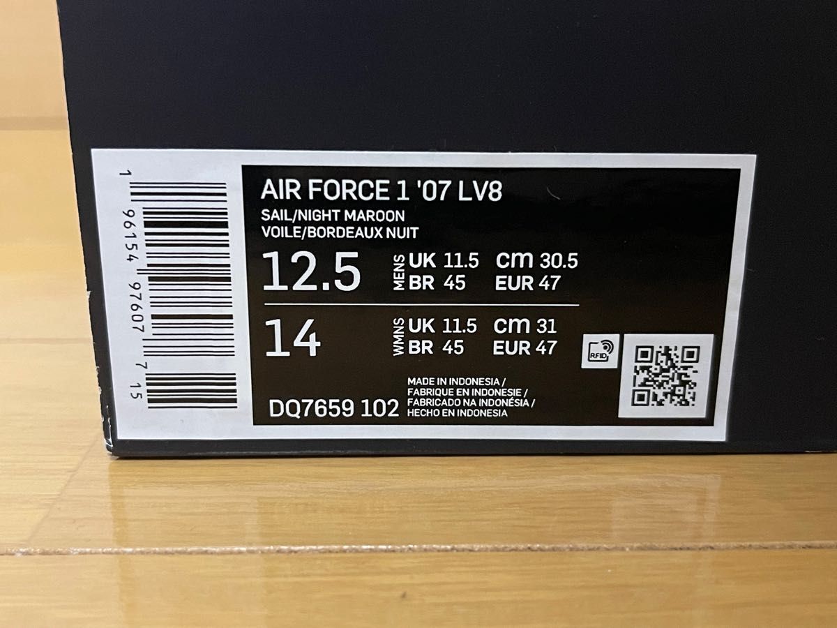 新品未使用】NIKE AIR FORCE 1 '07 LV (30 5cm)|PayPayフリマ