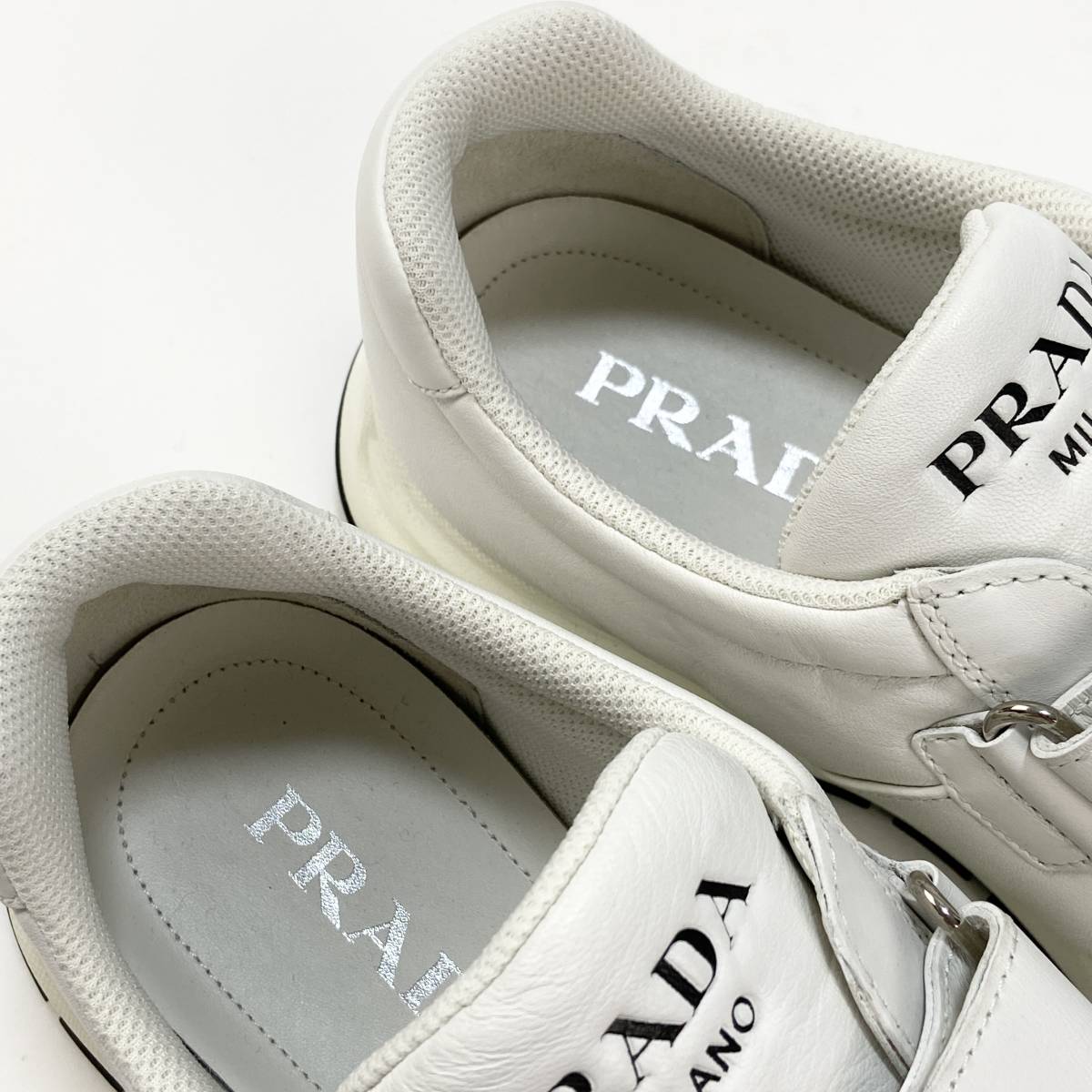 美品 PRADA プラダ TOUCH STRAP SNEAKERS ベルクロストラップ