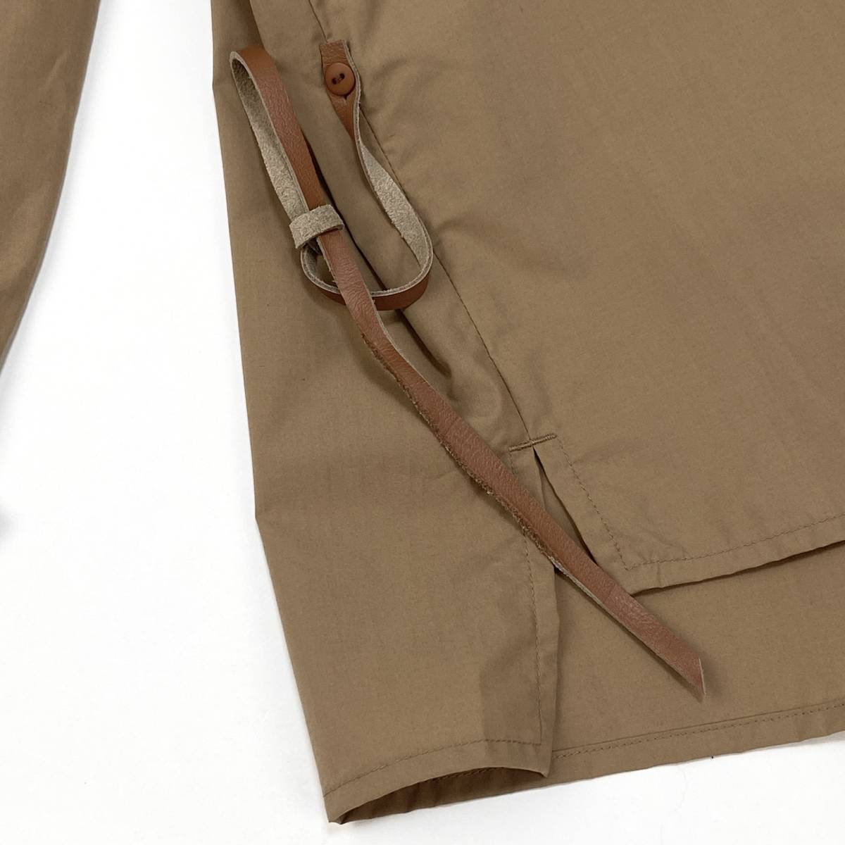 新品未使用 SUNSEA サンシー 19AW GIGOLO SHIRT ジゴロシャツ 19A23 サイズ3 SSM2348 ベージュ 長袖 開襟 オープンカラーシャツ