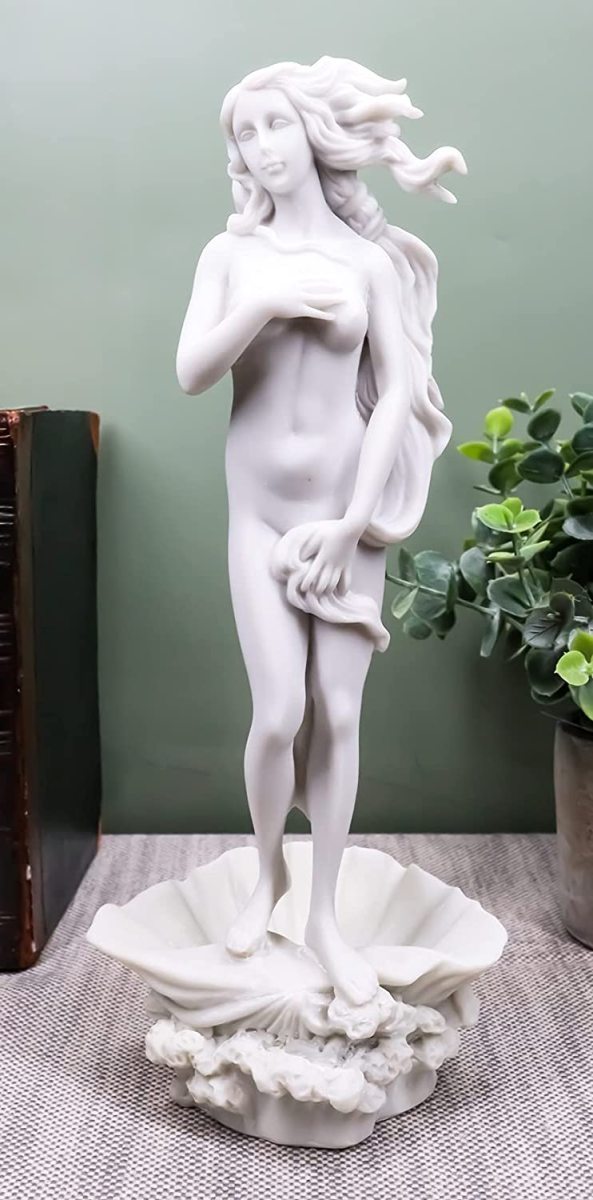 「ビーナスの誕生」ボッティチェリの絵画からの彫像/ ルネッサンス ウフィツィ美術館