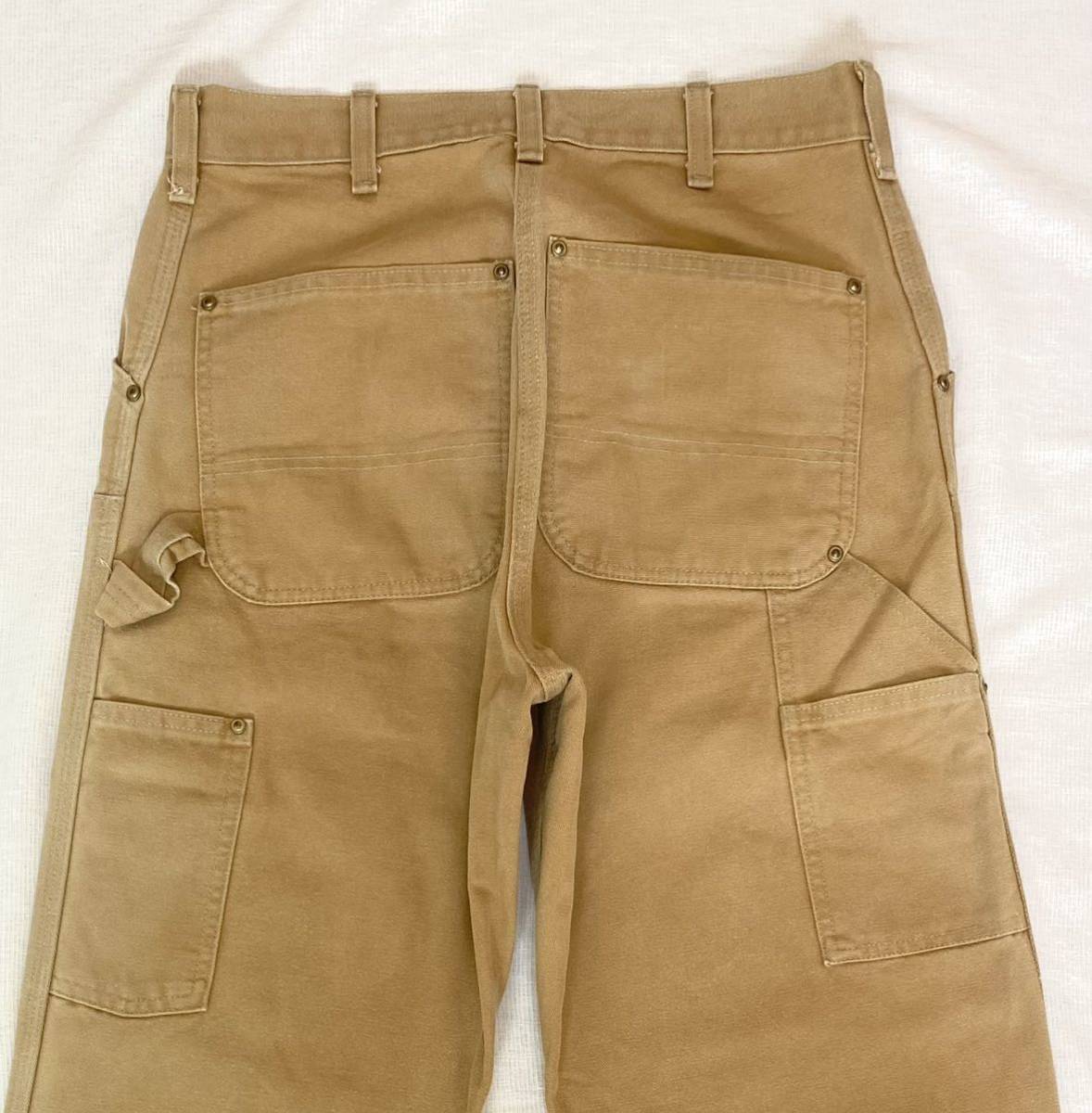 ☆80s カーハート ダブルニーペインターパンツ Size30相当 USA製