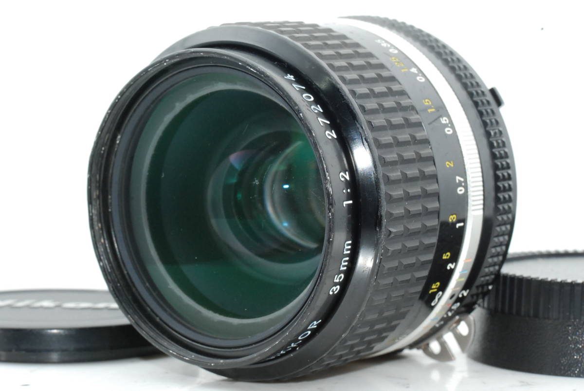 ☆分解整備品☆ Nikon ニコン NIKORR Ai-s 35mm f/2 広角レンズ ☆美品