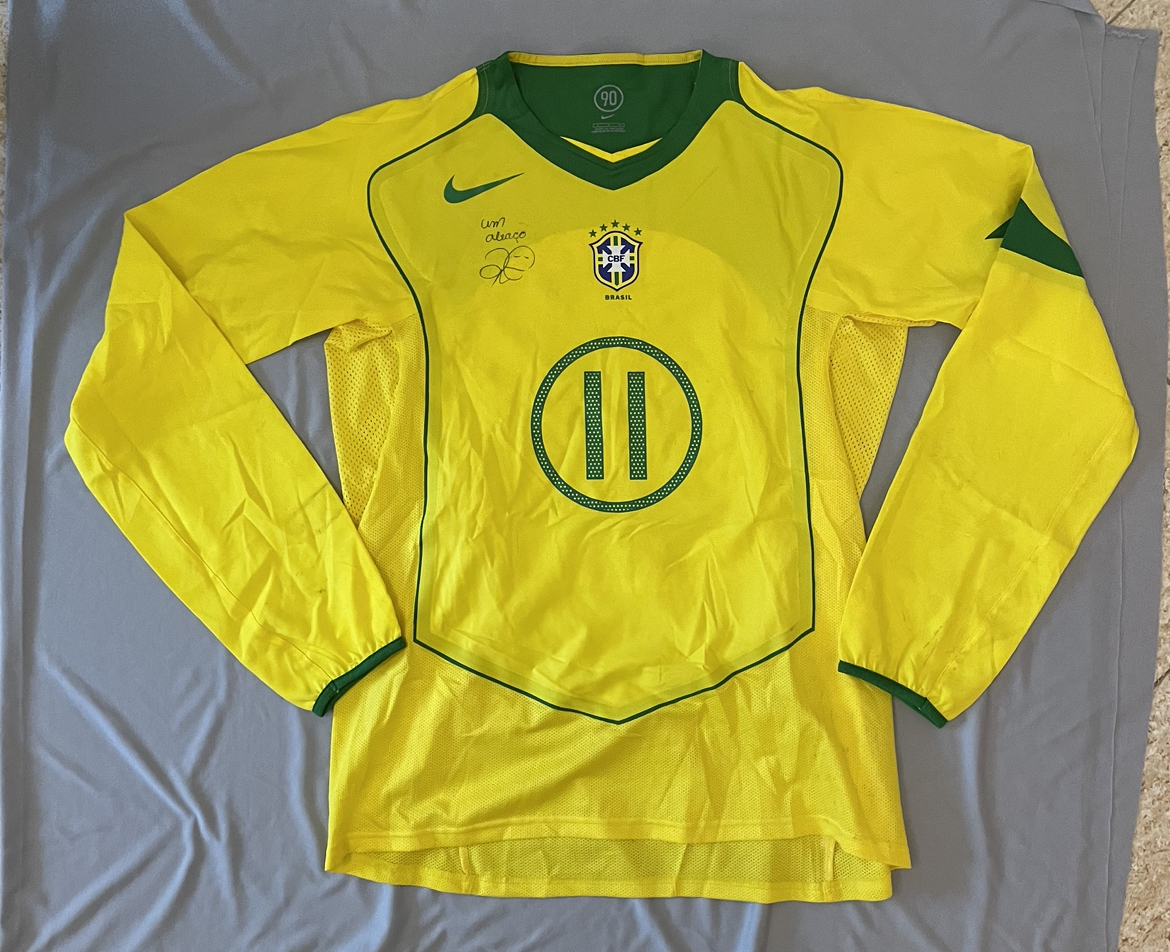 支給品 ロマーリオ Romario 直筆サイン ブラジル代表 セレソン 支給品 ロマーリオ Romario 直筆サイン ブラジル代表 セレソン