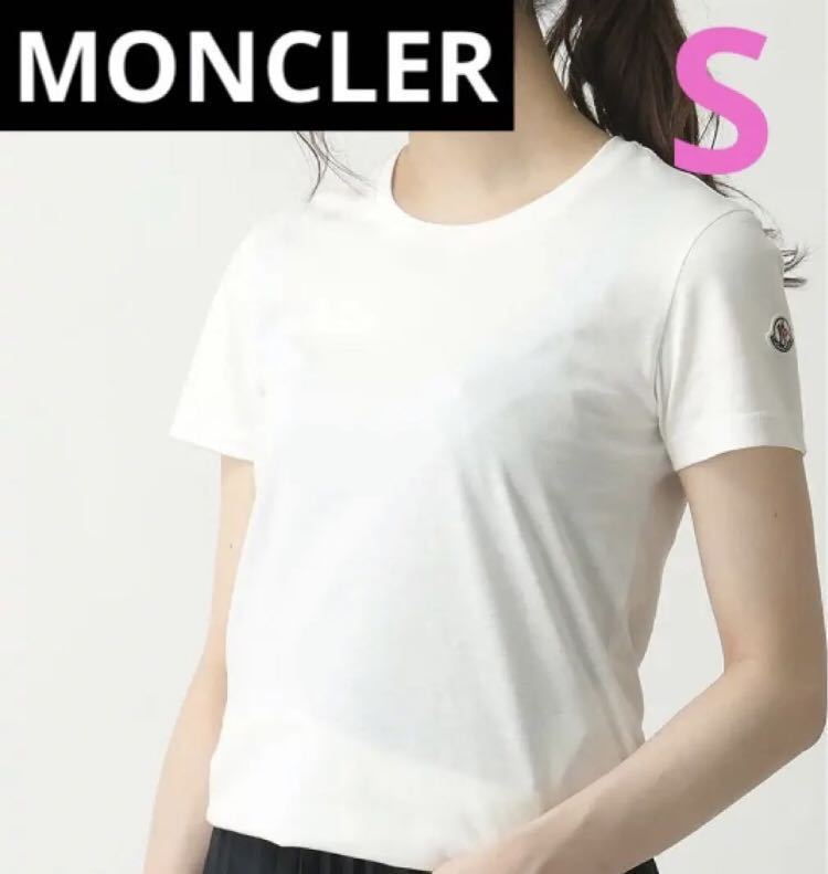 新品未使用 3 4万 MONCLER コットンTシャツ ロゴパッチ 半袖 Tシャツ