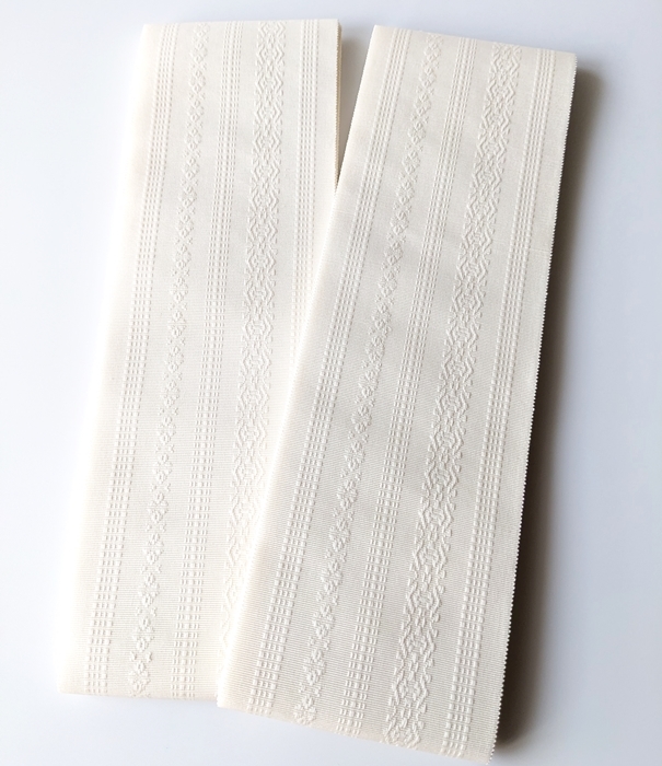 【2本組】高級博多織　日本製 　伊達巻　正絹　3.9m　花嫁着付け・昔着付けに。_画像7