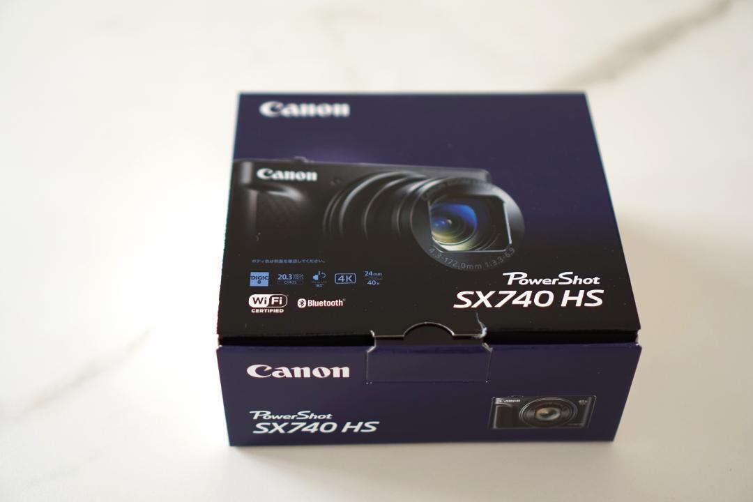 新品・未使用】キャノン Canon PowerShot SX740 HS BK ブラック