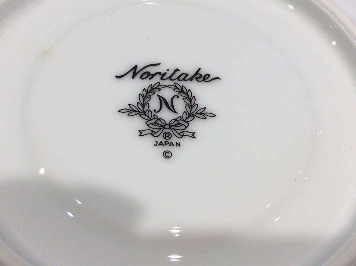 ■9222■未使用■Noritake ノリタケ ティーカップ コーヒーカップ 6客 洋風 水色 花柄 _画像6