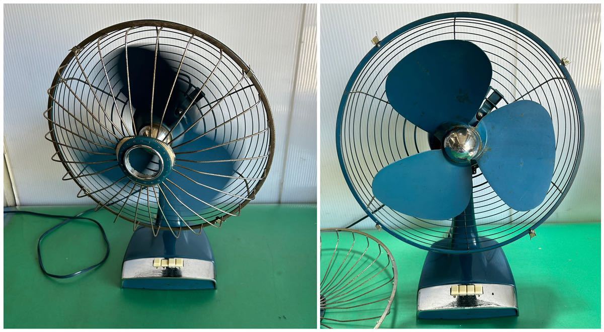 富士電機 FUJI SILENT FAN FKS 3061 ビンテージ扇風機 昭和レトロ動作