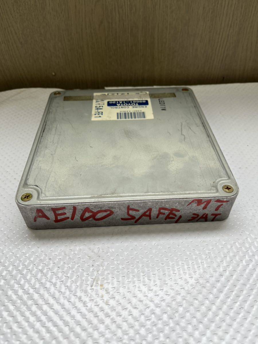 カローラ AE100 スプリンター 5A エンジンコンピュータ 89661-1A120 ECU 5A-FE ジャンク_画像3