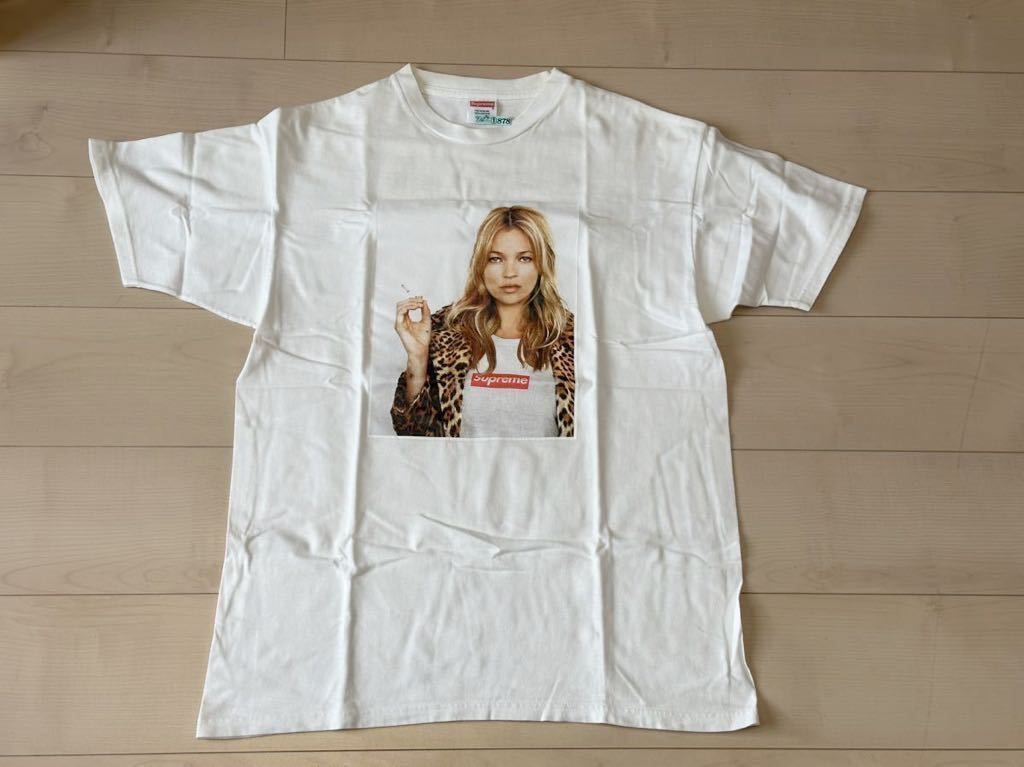 美品☆12SS SUPREME Kate Moss Tee ホワイト 半袖 ケイトモス 正規品 L