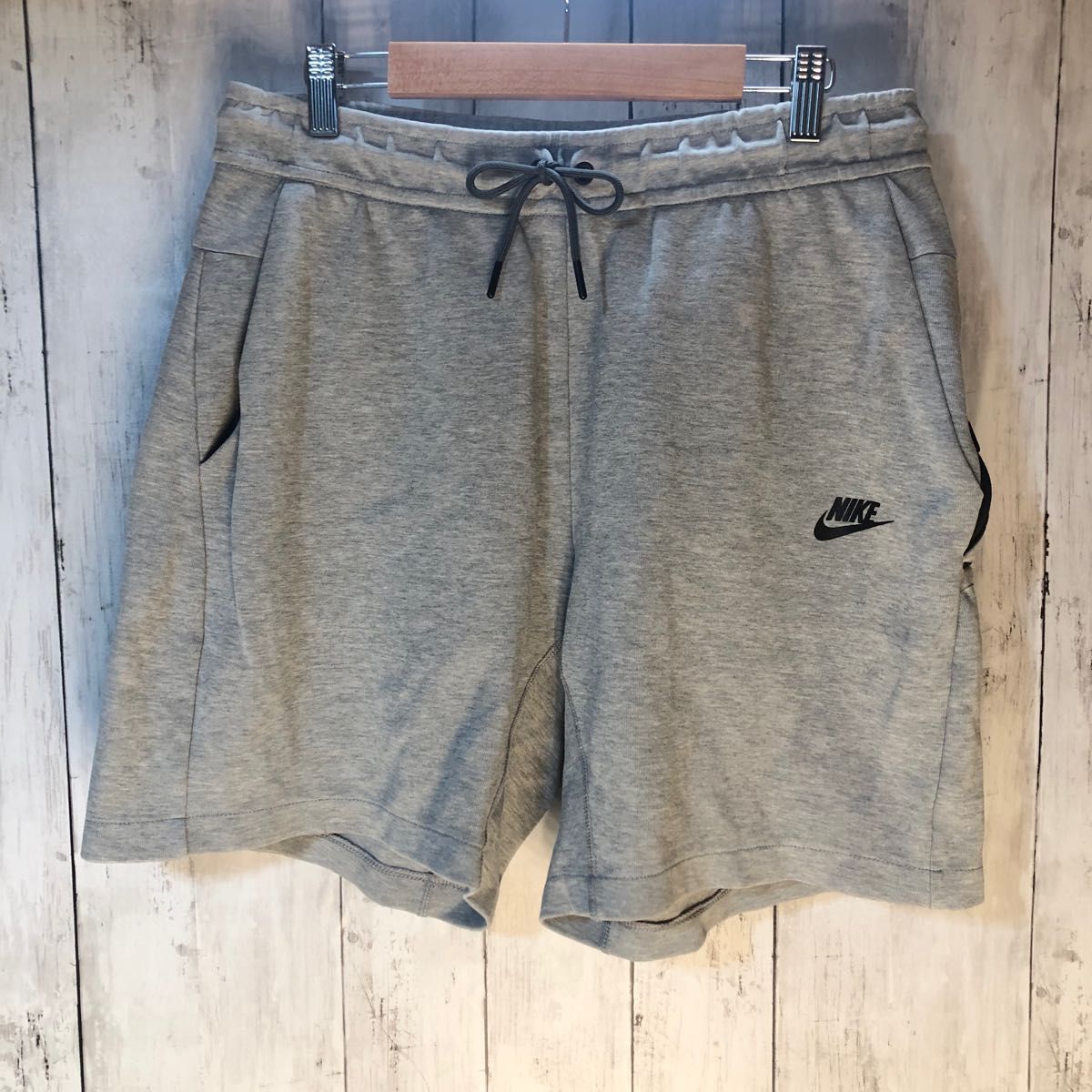 NIKE ナイキ メンズ L スウェット ショートパンツ 無地 ロゴ ネイビー