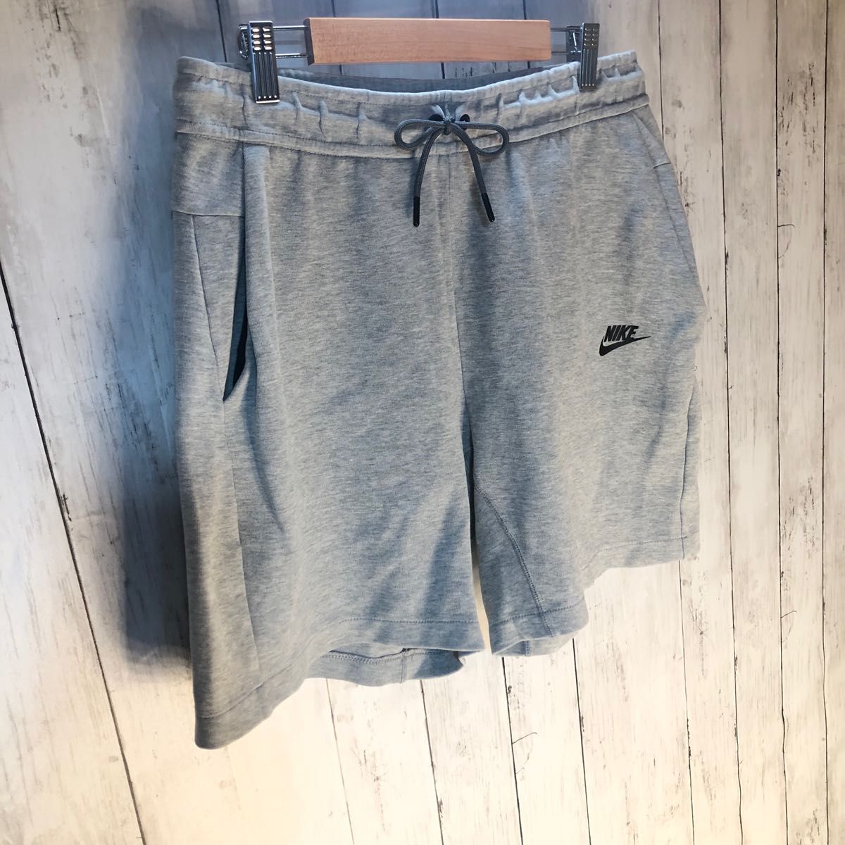 NIKE ナイキ メンズ L スウェット ショートパンツ 無地 ロゴ ネイビー