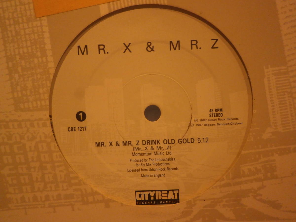 MR.X & MR.Z / DRINK OLD GOLD / KICK IT WICKED /クボタタケシ/ミドル/FREESOUL/RARE GROOVE/レアグルーヴの画像1