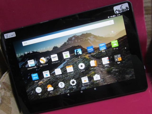 ジャンクタブレットAmazon Kindle Fire HDX 8.9 第4世代wifi 8.9型黒初期化済み6-5448 JChere雅虎拍卖代购