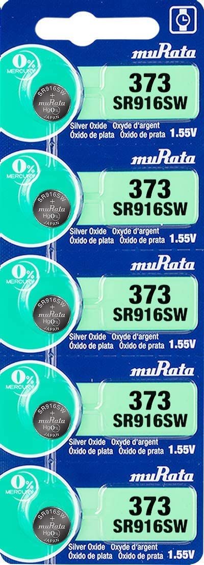 ムラタ（MURATA) SR916SW （373）酸化銀電池 1シート（5個入）