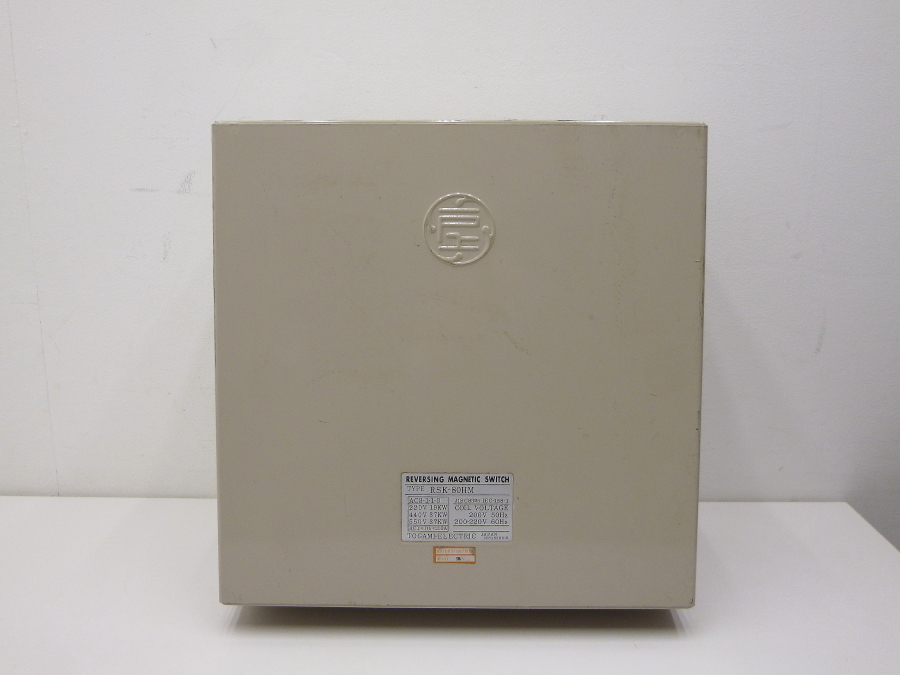 REVERSING MAGNETIC SWITCH RSK-80HM 電磁開閉器 戸上 MAGNETIC REVERSING MAGNETIC SWITCH RSK-80HM 電磁開閉器 戸上 MAGNETIC