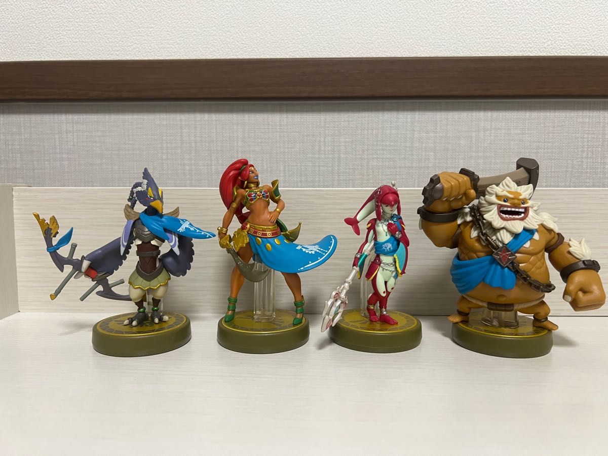 amiibo 四人の英傑(リーバル/ダルケル/ウルボザ/ミファー)4種 ブレスオブザワイルド (ゼルダの伝説シリーズ) フィギュア