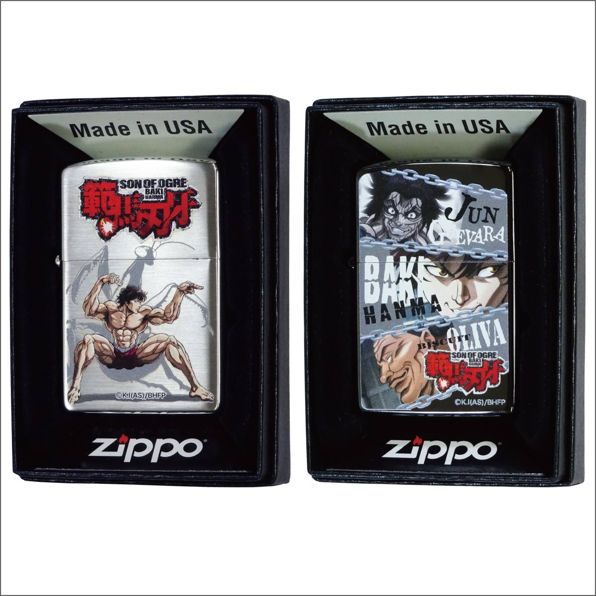 □貴重品□2種 ZIPPO Zippo ジッポー 範馬刃牙 ビスケット □貴重品□2種 ZIPPO Zippo ジッポー 範馬刃牙 ビスケット