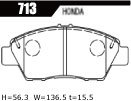 ACRE アクレ ブレーキパッド PC2600 フロント用 フィット GE8 H21.11～H25.9 FF CVT RS 1.5L 4輪ディスク車_画像2