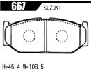 ACRE アクレ ブレーキパッド スーパーファイター 前後セット スイフト ZC31S H17.9～H22.9 FF スポーツ 1.6L_画像2