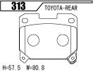 ACRE アクレ ブレーキパッド PC3200 前後セット スープラ JZA80 H5.5～H14.8 FR RZ/GZ 3.0L フロント:4pot/リア:2pot_画像3