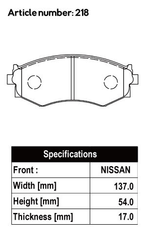 ACRE アクレ ブレーキパッド スーパーファイター 前後セット プリメーラ E-HP11 E-HNP11 E-FHP11 H7.9～H10.9 2.0L_画像2