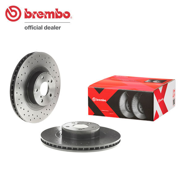 brembo ブレンボ エクストラブレーキローター フロント用 インプレッサ GC8 H8.9～H9.8 WRX STi Ver.III(D型)/RA(16インチ) セダン_画像1