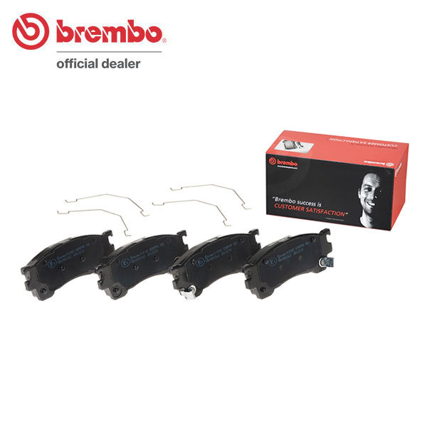 brembo ブレンボ ブラックブレーキパッド フロント用 ファミリアワゴン BJFW H10.4～H15.10 FF/4WD_画像1