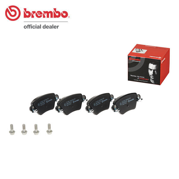 brembo ブレンボ ブラックブレーキパッド リア用 ジャガー Xタイプ J51XA J51XB J51WA J51WB H16.9～ 4WD 2.5/3.0 V6 E24054～_画像1