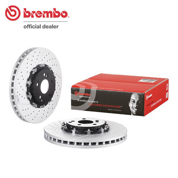 brembo フローティングローター フロント ベンツ Eクラス (W211) 211077 H18.8～H21.8 E63 AMG セダン Fr:6POT 360φ×36 ドリルドディスク_画像1