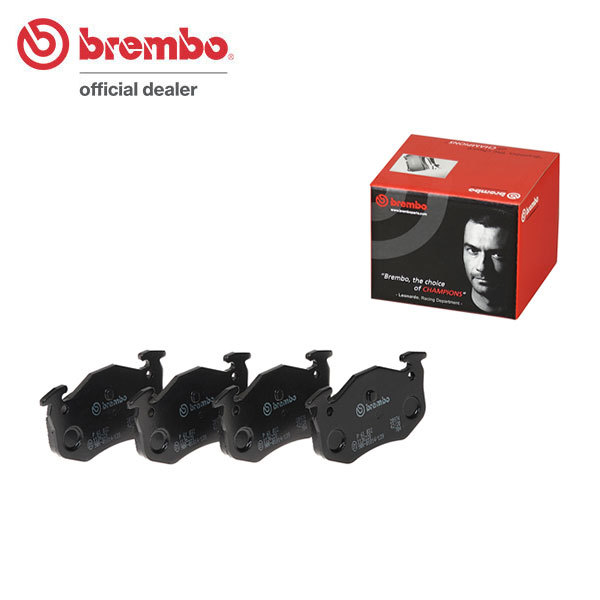 brembo ブレンボ ブラックブレーキパッド リア用 プジョー 206 T1S16 T1RFN H11.7～H19.3 S16/GT 2.0L_画像1