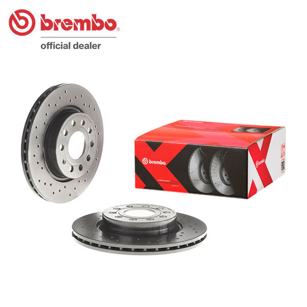 brembo ブレンボ エクストラブレーキローター フロント用 フォルクスワーゲン ザ・ビートル 16CBZ 16CBZK H24.4～ ターボ 1.2L 1ZQ/1ZM_画像1