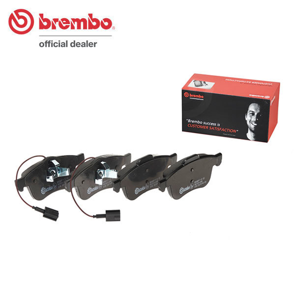 brembo ブレンボ ブラックブレーキパッド フロント用 アルファロメオ ジュリエッタ 94014 940141 H23.11～H25 ターボ 1.4L Brembo除く_画像1