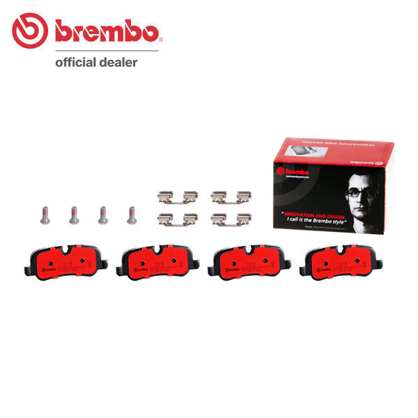 brembo セラミックブレーキパッド リア用 ランドローバー レンジローバーヴォーグ LM42S H20.3～H21.6 V8 スーパーチャージャー 4.2L_画像1