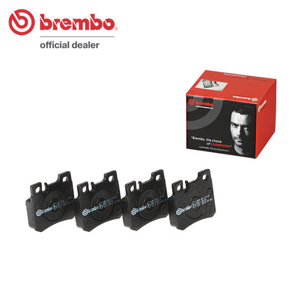 brembo ブラックブレーキパッド リア用 メルセデスベンツ SLKクラス (R170) 170447 170449 H9～H16.8 SLK230 コンプレッサー ～F017687_画像1