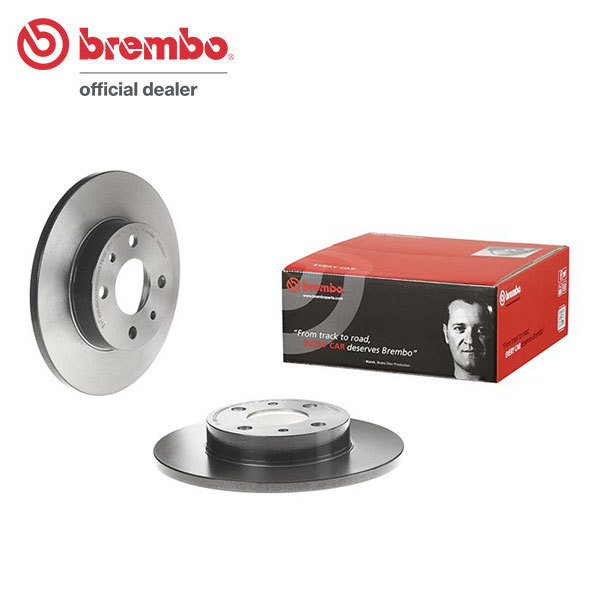 brembo ブレンボ ブレーキローター リア用 フィアット クーペフィアット 175A3 H8～H14 20バルブ ターボ 2.0L_画像1