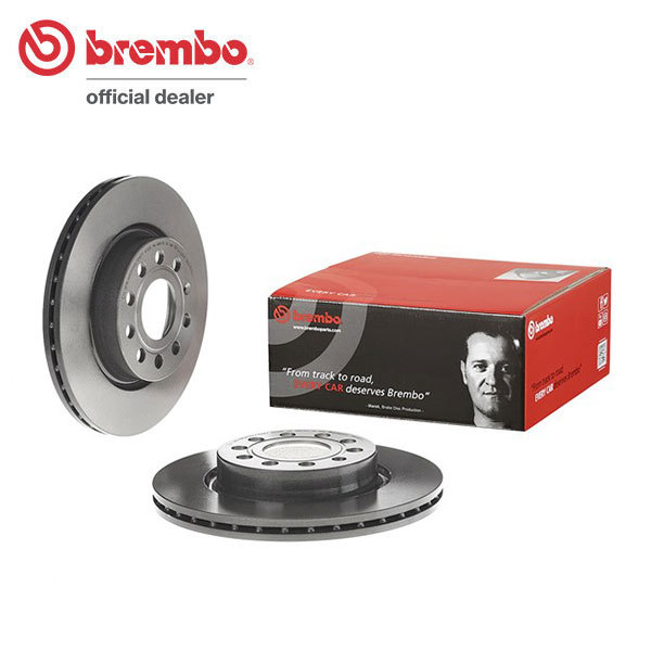 brembo ブレーキローター フロント フォルクスワーゲン ゴルフヴァリアント 1KCBZ H22.9～H25.12 TSI トレンドライン 1.2L 1ZM 280mm車