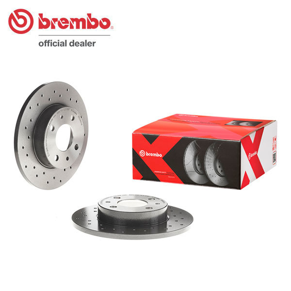 brembo ブレンボ エクストラブレーキローター フロント用 フィアット プント 176AR2 176AR5 H5～H9 セレクタ/カブリオ 1.2L_画像1