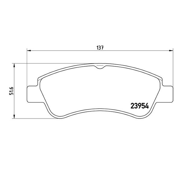 brembo Brembo black brake pad front Peugeot 206 A206CC M206CC H13.5~ CC/CC S16 1.6L 9079~