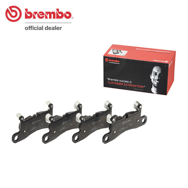 brembo ブレンボ ブラックブレーキパッド リア用 ポルシェ カイエン (958) 92AM48A H22.3～ V8 ターボ 4.8L 500ps&520ps_画像1