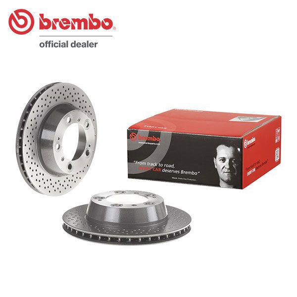 brembo Brembo brake rotor rear Porsche Boxster (987) 98726 H16.12~H18.7 S 3.2L