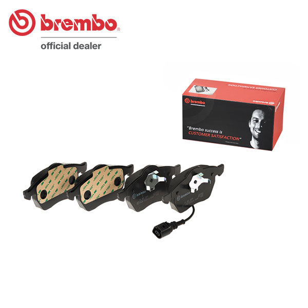 brembo ブレンボ ブラックブレーキパッド フロント用 アウディ S3 8LAMKF 8LBAMF H13.1～H15.9 ターボ クワトロ 1.8L_画像1